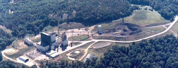 Aerial view of Piney Creek