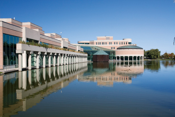Markham Civic Centre, one of the buildings connected to the Markham Centre system. All photos courtesy Markham District Energy
