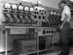 Meter Shop, c. 1960. Photo Courtesy of “Squirrel Gangs, Streetlights & Bucket Trucks: The History of Waterloo North Hydro, 1905-2005”