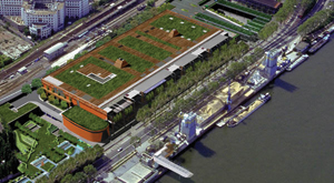 Aerial view of the ISSEANE facility, Paris