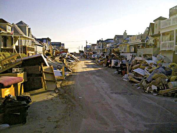 Sandy’s damage in New Jersey. Courtesy Union Gas