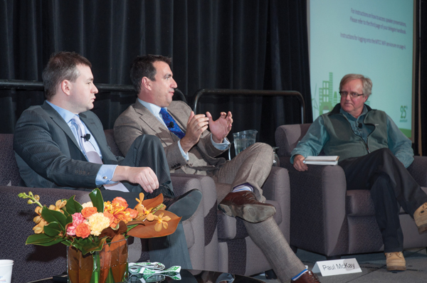 Adam Radwanski, L, Rob Silver and Paul McKay