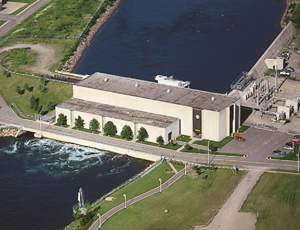 One of five hydro stations in the area