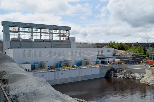 The tailrace at Smoky Falls. Courtesy OPG