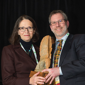 Linda Bertoldi and APPrO Chair Michael Bernstein. Photo: David Smiley