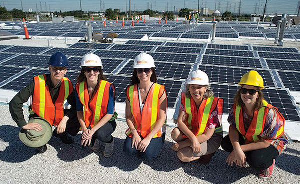 The SolarShare installation at Goodmark in Toronto